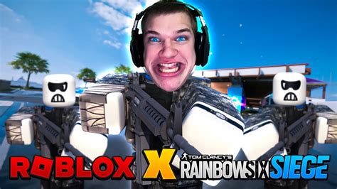 Rainbow Six Siege But It S Roblox Youtube