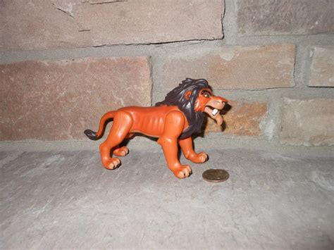 Disney Lion King 6" Scar Action Figure w/ Push-Button Action & Moving Jaws | #1843813329