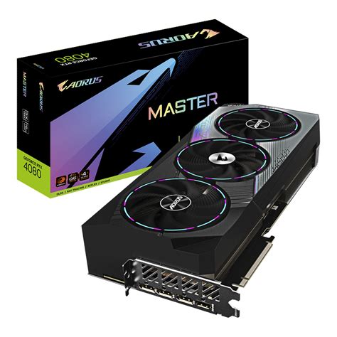 VGA การดแสดงผล GIGABYTE AORUS GEFORCE RTX 4080 16GB MASTER 16GB