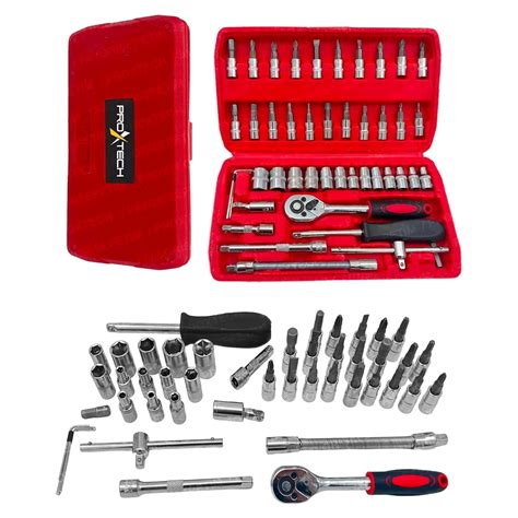 Proxtech 46 Parça Mini Lokma Takımı Otomatik Cırcırlı 1 4 Wrench Set