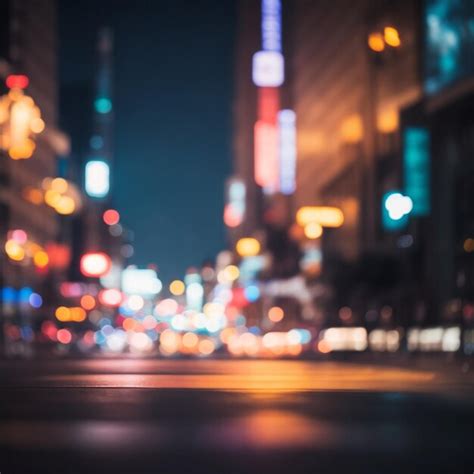 Premium Photo Blur Blurry City Light