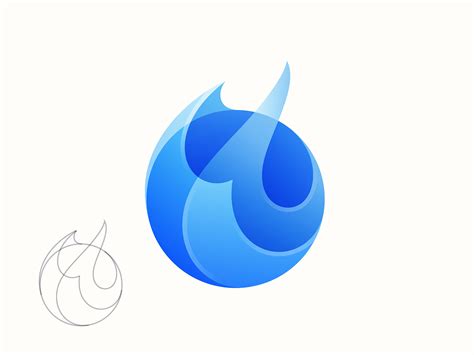 Blue Fire Logo by Yoga Perdana | Logo - Branding on Dribbble