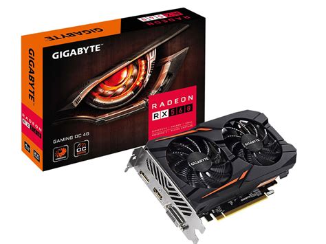 Gigabyte Radeon RX 560 Gaming OC 4G 4GB Rev 2 0 GV RX560GAMING OC 4GD