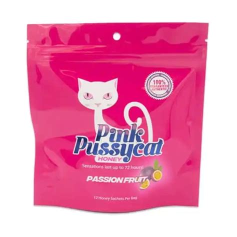 Pink Pussycat Honey Sachet Passion Fruit 3 Pack Deal Royalty Honey Usa