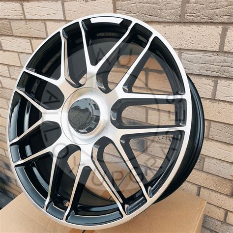 4x New 19 Alloys Alloy Wheels Black Fit Mercedes A C E Class Cla Slk Gla Amg Gb Ebay