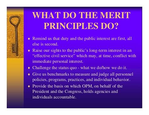 Nine Merit Principles