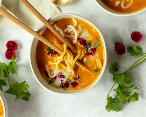 Butternut Squash Coconut Noodle Soup Annie Chun S