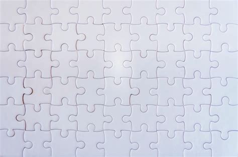 Premium Photo White Jigsaw Puzzle