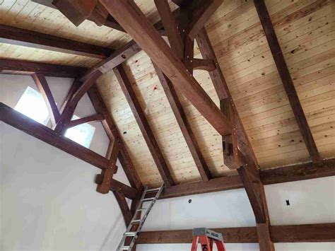 Timber Additions Sauk County Wisconsin Home Narrows Creek Timber Frames