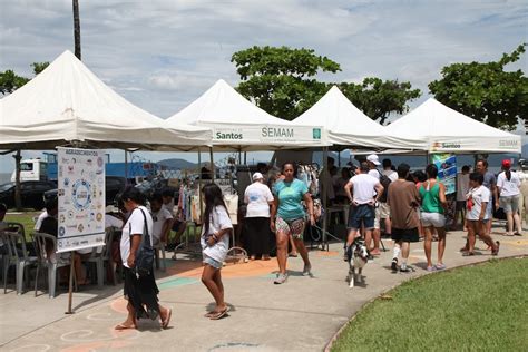 Festival em Santos atrai centenas de crianças e adultos para a defesa