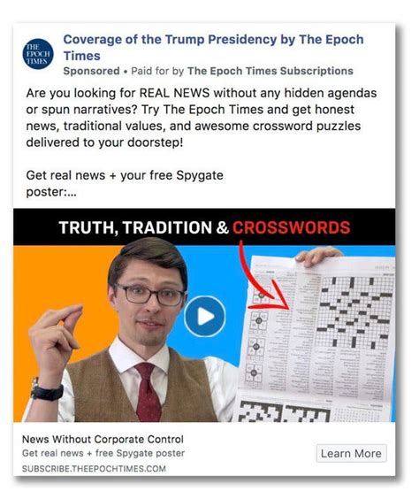 Facebook Bans Ads From The Epoch Times The New York Times