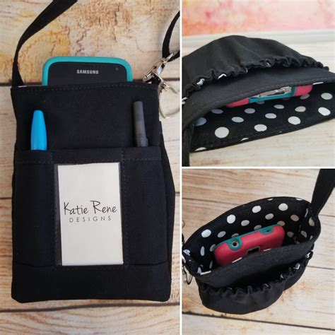 Crossbody Lanyard Walkie Talkie Holder Custom Katie Rene Designs