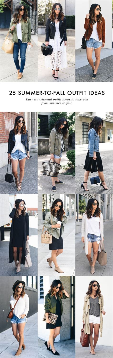 25 Outfit Ideas To Help You Transition Your Summer Wardrobe To Fall Crystalin Marie Winter