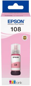 108 EcoTank Light Magenta Ink Bottle Epson