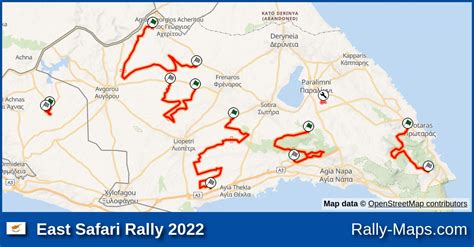 Maps East Safari Rally Cfm Rally Maps