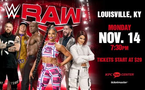 Wwe Monday Night Raw Kfc Yum Center