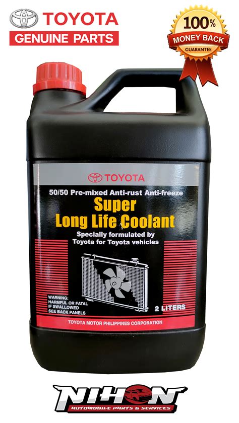 Toyota Genuine Super Long Life Radiator Coolant Anti Rust And Anti