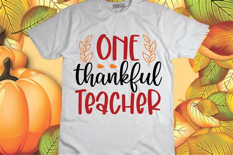 One Thankful Teacher Svg Graphic By Bd Graphics Hub · Creative Fabrica