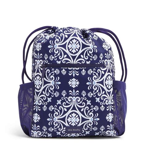 Vera Bradley Outlet Deluxe Drawstring Backpack Vera Bradley Outlet
