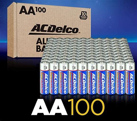 Acdelco Count Aa Batteries Maximum Power Super Alkaline Battery