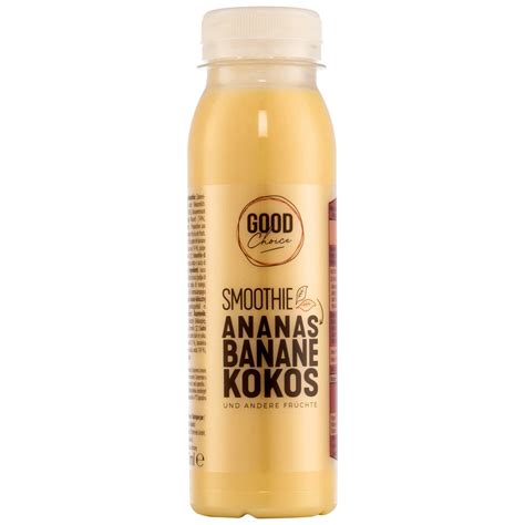 GOOD CHOICE Smoothie Ananas Banane Kokos ALDI SUISSE