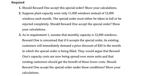 Solved Special Order Activity Based Costing Cma Adapted Chegg