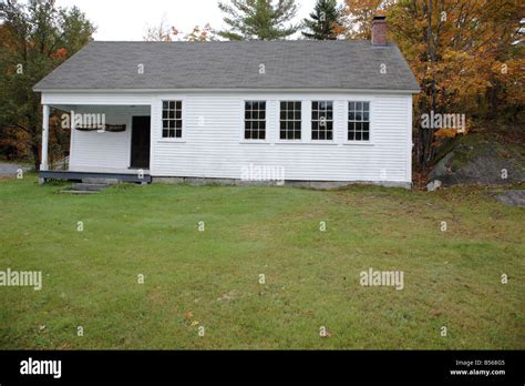 Groton School House In Groton New Hampshire Usa Which Is Part Of Scenic