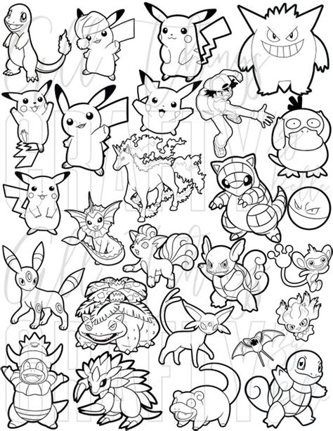 Pokemon Coloring Pages Pdf Pokemon Coloring Pages Pokemon 47 Off