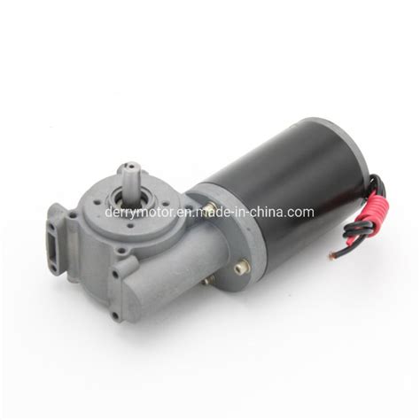 12V 24V 48V 160W PMDC Worm Gear Motor For Lift China DC Motor And DC