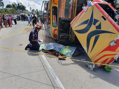 Accidente De Bus Deja Un Muerto Y 10 Heridos En La Interamericana