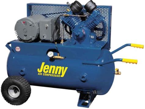 Jenny Compressors Gt5b 17p 5 Hp 17 Gallon Tank Electric Two Stage Wheeled Portable Compressor