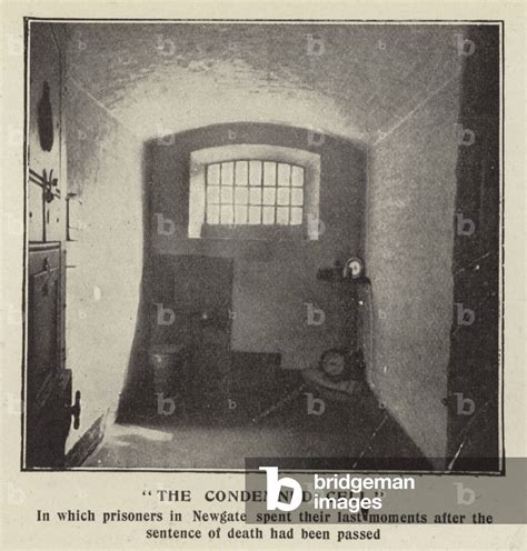 Image Of Condemned Cell Newgate Prison London B W Photo By English