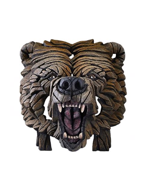 Edge Sculpture Grizzly Bear Bust Neofilia