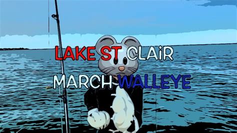 Pstkfm March Lake St Clair Walleye S E Youtube