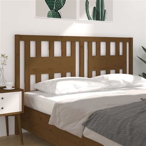 T Te De Lit Marron Miel X X Cm Bois Massif De Pin S