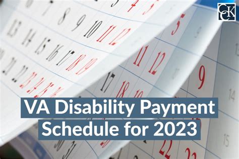 VA Disability Payment Schedule for 2023 | CCK Law