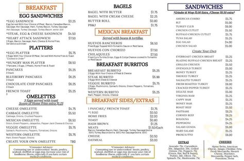 Menu At El Sol Deli Stratford
