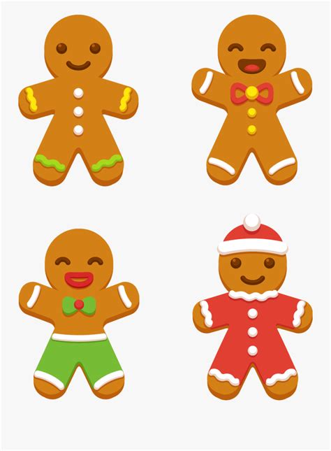 Drawing Cute Gingerbread Man - Ginger Bread Man Clip Art , Free ...