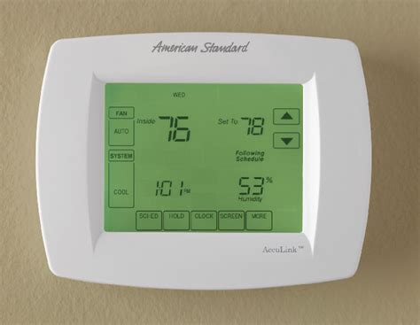 American Standard Thermostat User Guide