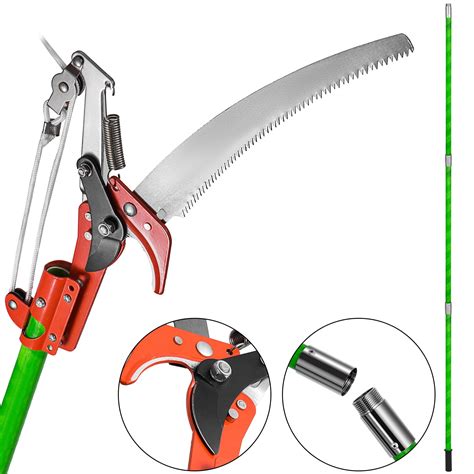 Telescopic Pole Pruner Tree Shrub Saw Lopper Long Reach Off