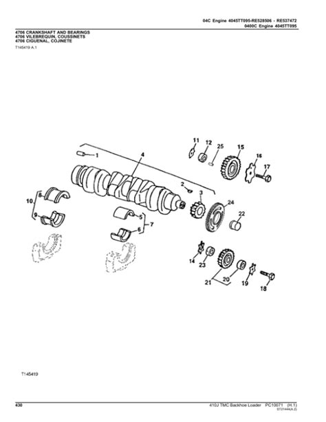 John Deere J Tmc Backhoe Loaders Parts Catalog Manual Pc