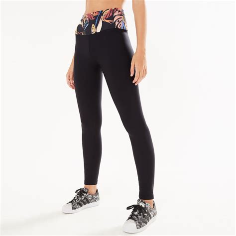 Calça Legging Farm Rio Pala Estampada Cachos de Tucano Feminina