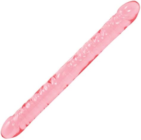 Amazon Doc Johnson Crystal Jellies Double Dong Inch Double Sided Dildo Pink