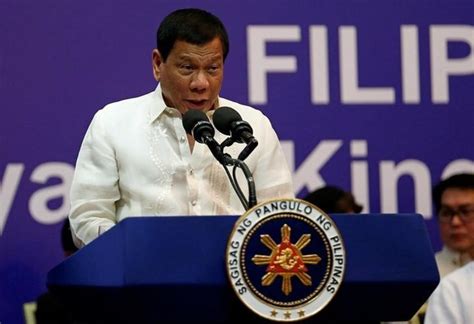 Philippine President Duterte Calls Off Trip To Disputed South China Sea