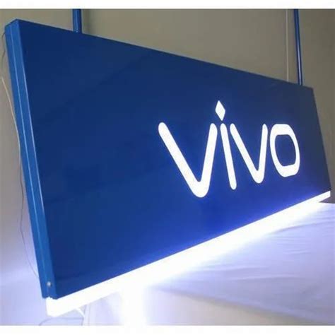 ACP Blue Acrylic Glow Sign Board For Outdoor At Rs 700 Square Feet In