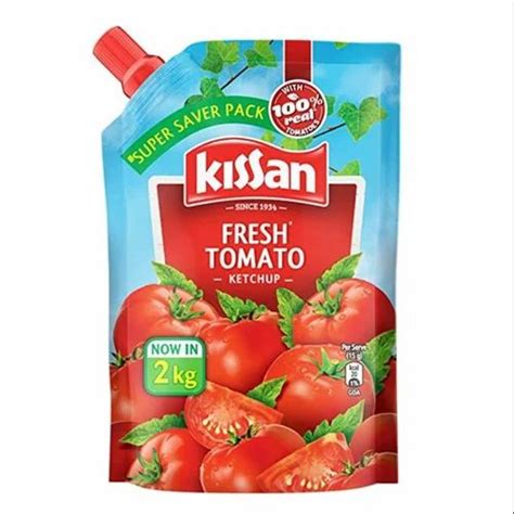 Kissan Fresh Tomato Ketchup Kg Pouch At Rs Tamato Ketchup In