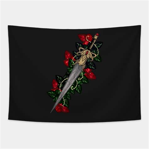 Wolven Dagger From Blood And Ash We Will Rise Tapestry Teepublic