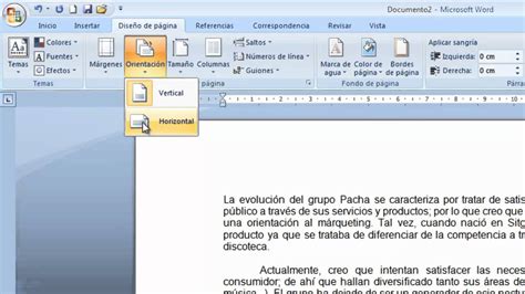 Cómo cambiar la configuración de página en Word YouTube