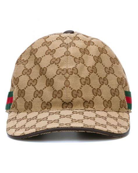 Gucci Original Gg Baseball Cap In Natural For Men Lyst