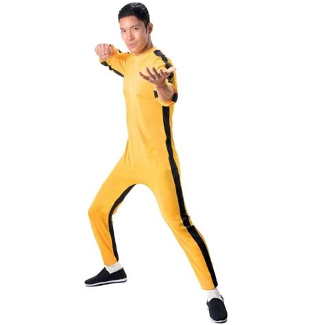 Bruce Lee Bruce Lee Yellow Jumpsuit Adult Costume : Target